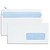 Boîte de 500 enveloppes Blanches 80g DL 110x220 mm fenêtre 35x100 mm auto-adhésives