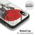 NALIA Hülle für Apple iPhone X XS, Slim Silikon Motiv Case Schutz Cover Bumper Red Rose