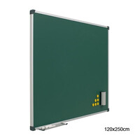 Pizarra verde magnética 120 x 250 cm Acero Vitrificado