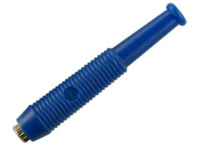 2 mm Kupplung, Lötanschluss, 0,5 mm², blau, MKU 1 BL