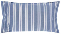 Kissenbezug Toulouse gestreift; 70x90 cm (LxB); blau/weiß