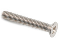 M3 X 12 POZI COUNTERSUNK THREAD ROLLING SCREW DIN 7500M A2 STAINLESS STEEL