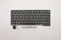 Keyboard Silver US English Einbau Tastatur