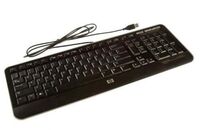 Keyboard (BELGIAN) 435384-181, Standard, Wired, USB, AZERTY, Black Tastaturen