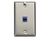 CAT6 WALL PHONE JACK VOIP PHONE JACK WP369C6, RJ-45, Stainless steel, 1 pc(s) Wall Outlets