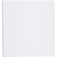 Festes Ringbuch PP 2,3mm, 4 Ringe 60mm in D-Form, Rückenbreite 90mm, für DIN A4 Maxi, Kreacover - Weiß