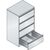 ACURADO suspension filing cabinet, zinc plated