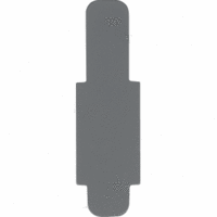 Stecksignale 12x40mm VE=50 Stück grau