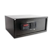 Bolero Bolero Hotel Laptop Safe in Black 190(H) x 437(W) x 380(D)mm