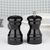 Olympia Salt and Pepper Set in Black with Ceramic Grinding Mechanism - 100x50mm