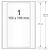 Adress-Etiketten 103 x 199 mm, 1.000 Versandetiketten für DHL auf 1.000 DIN A5 Bogen, Papier permanent