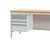 Gehäuse-Unterbau für ALU-Arbeitstische, Nutzhöhe 500 mm mit 5 Schubfächern, für Tischtiefe 600 mm | ZBK4875.7035