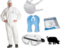 Schweinegrippe-Infektionsschutzset BASIC, 5-teilig
