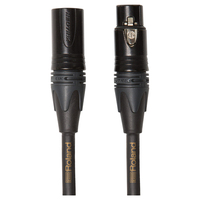 ROLAND RMC-G50 - Symmetrisches Mikrofonkabel mit vergoldeten NEUTRIK XLR-Anschlüssen (XLR 3-pol female / XLR 3-pol male | 15,00m) - in schwarz
