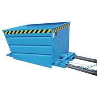 Automatic tipping skips/containers