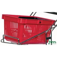 Kongamek red plastic shopping basket