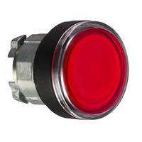 Frontelement für Leuchtdrucktaster ZB4, tastend, rot, Ø 22 mm