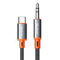 Mcdodo USB-C - Aux mini jack kábel 3.5mm 1.2m fekete (CA-0820)