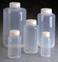 Butelki laboratoryjne Nalgene™ szeroka szyja FEP z zakrętką ETFE Pojemność nominalna 125 ml