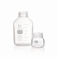 DURAN® laboratoriumglas GLS 80 helder protect+ kunststof gecoat (PA12) met stofkap 500 ml