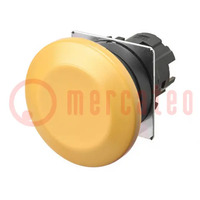 Switch: push-button; 22mm; Stabl.pos: 2; yellow; none; IP66; A22NZ