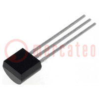 Transistor: N-MOSFET; unipolar; 500V; 30mA; Idm: 0,03A; 740mW; TO92