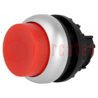 Kapcsoló: nyomó; 22mm; Stab.poz: 2; piros; M22-FLED,M22-LED; IP67