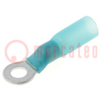 Tip: ring; M4; Ø: 4.3mm; 1.5÷2.5mm2; crimped; for cable; blue; 150°C