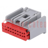 Connector: automotive; H-DAC 64; female; plug; for cable; PIN: 16