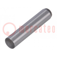Cylindrical stud; steel; BN 857; Ø: 4mm; L: 20mm; DIN 6325; ISO 8734