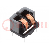 Inductor: wire; THT; 10.8mH; 1A; 360mΩ; 250VAC; -25÷120°C