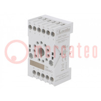 Socket; PIN: 11; 10A; 250VAC; for DIN rail mounting; HR70