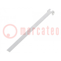 Straight lever; DC; 57mm; DC series; Colour: silver