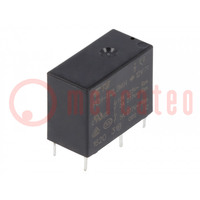 Relay: electromagnetic; SPST-NO; Ucoil: 12VDC; 10A; 5A/277VAC; THT