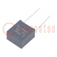 Capacitor: polypropylene; R75; 27nF; 18x11x19mm; THT; ±5%; 15mm