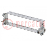 Frame for modules; Han-Modular®; size L32B; with lock; Modules: 8