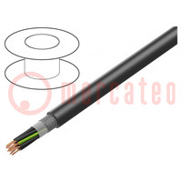 Cable; ÖLFLEX® ROBUST 215C; 12G1,5mm2; negro; 300V,500V; CPR: Fca