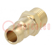 Quick connection coupling; connector pipe; max.15bar; -20÷200°C