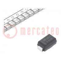 Diode: rectifying; SMD; 200V; 1A; 15ns; SMA; Ufmax: 0.92V; Ifsm: 30A