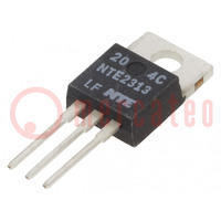 Transistor: NPN; bipolaire; 450V; 2A; 50W; TO220