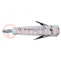 Tool: punchdown tool for crimping; for UTP and STP; krone