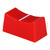 Bouton: glissière; rouge; 23x11x11mm; largeur de glissière 3/4mm