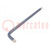 Wrench; hex key; HEX 10mm; Overall len: 231mm; MagicRing®