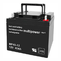 MULTIPOWER Standardtyp MP40-12I 12V 40Ah AGM Versorgungsbatterie