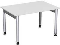 Hagen Schreibtisch, Farbe Lichtgrau, HxBxT 680-820x1200x800 mm | GF4006
