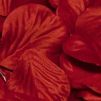 Artificial Silk Eleganza Rose Petal in a Bag - Red