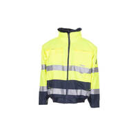 Warnschutzbekleidung Comfortjacke, gelb-marine, wasserdicht, Gr. S-XXXXL Version: XXXL - Größe XXXL