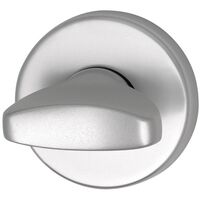 Produktbild zu WC-rozetta, ø 50 mm, "U" csavaros tartóval és fordítógombbal, ezüst eloxált