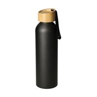 Artikelbild Aluminium Bottle "Bamboo", 0.6 l, black/natural