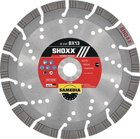 DISQUE À TRONÇONNER DIAMANT SHOXX BX13 D. 230 MM PERÇAGE DE 22,23 MM SOUDÉ AU LASER 13 MM 1 PIÈCES SOURCING 310044